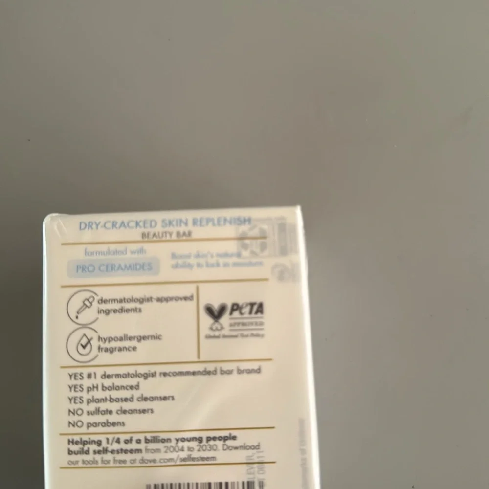 Dove Body Love Dry Cracked Skin Replenish Beauty Bar Soap, Fresh, 3.75 oz - Picture 2 of 2